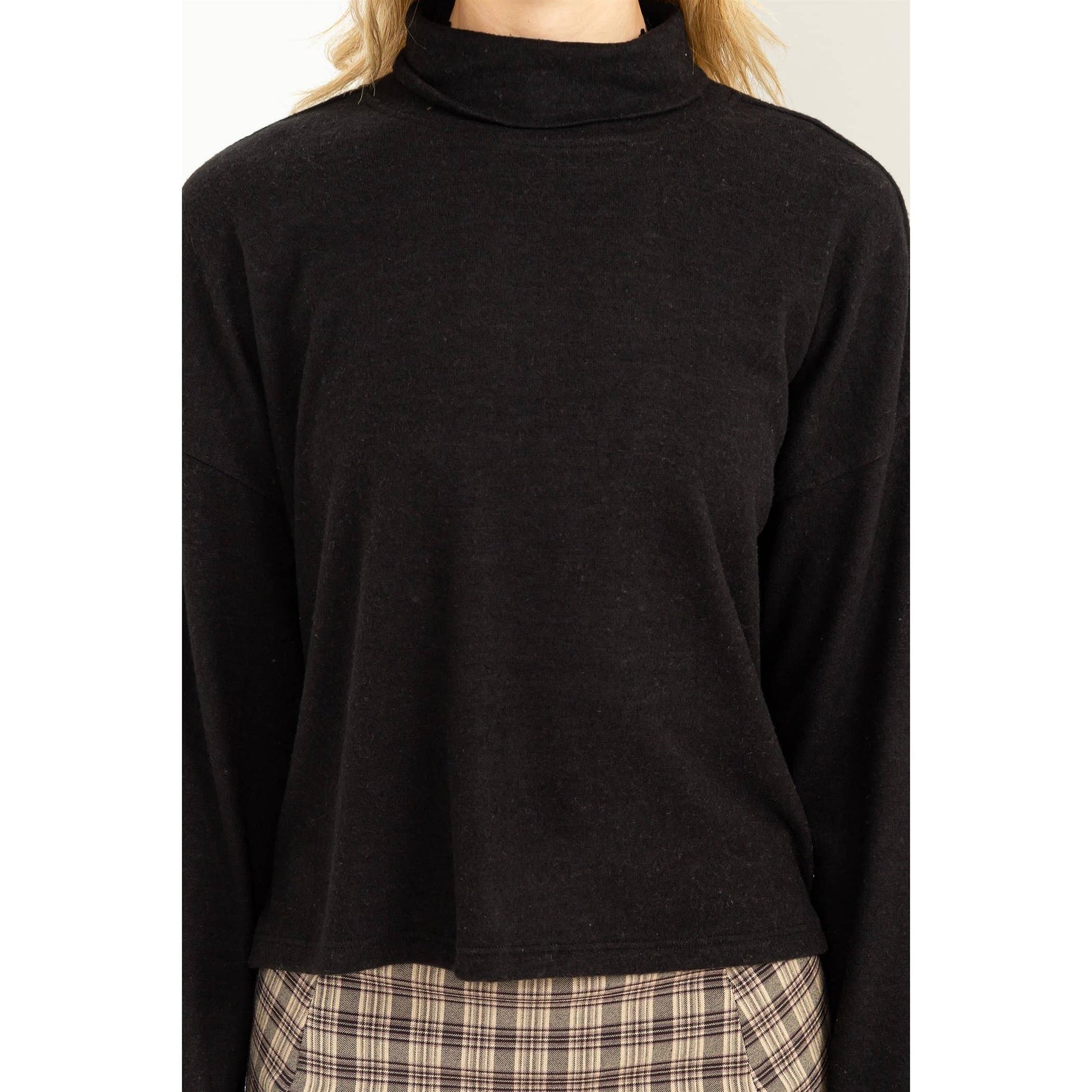 Drop Shoulders Turtleneck - Storm and Sky Shoppe