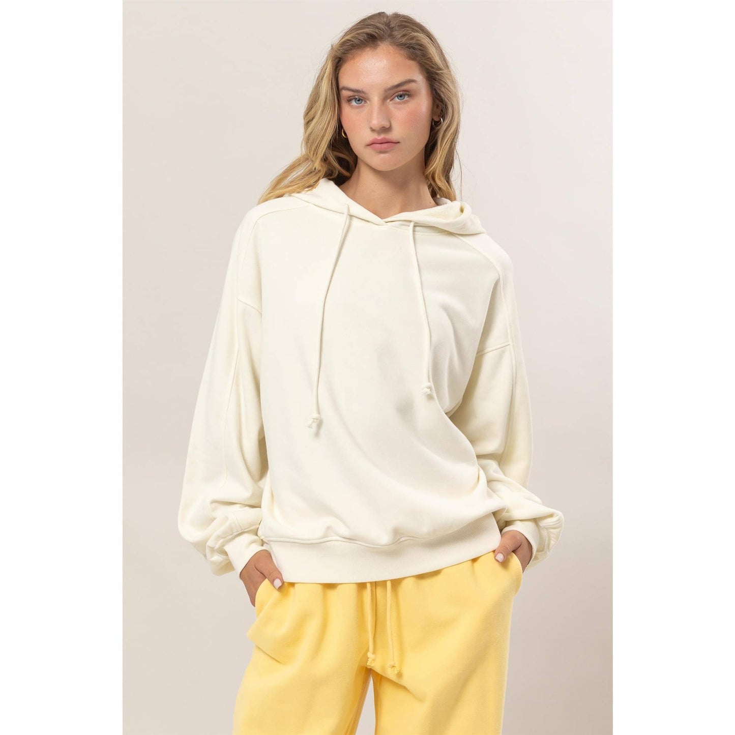 Seam-Detail Oversized Hoodie - Storm and Sky Shoppe