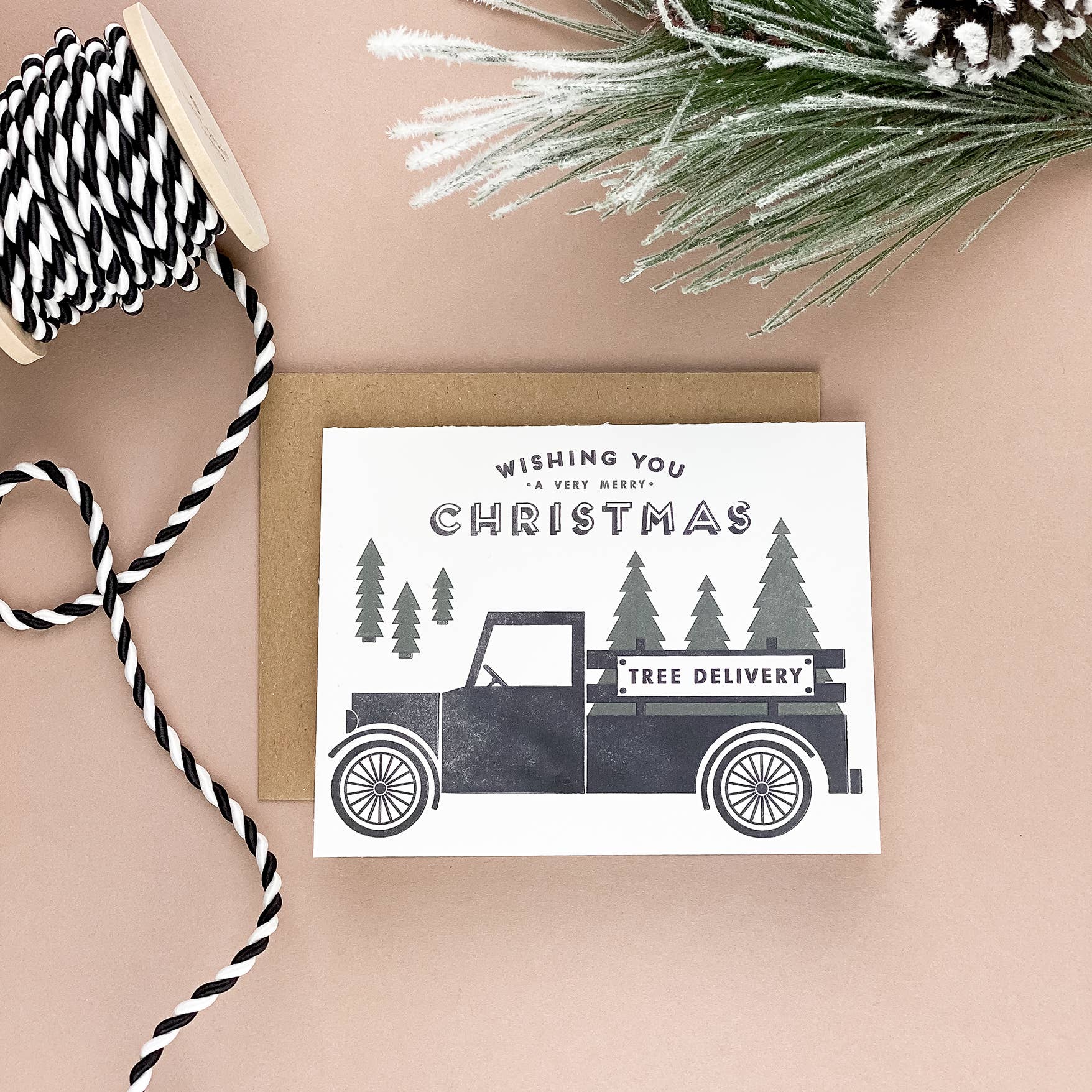 Christmas Tree Delivery Greeting Card - Storm and Sky Shoppe