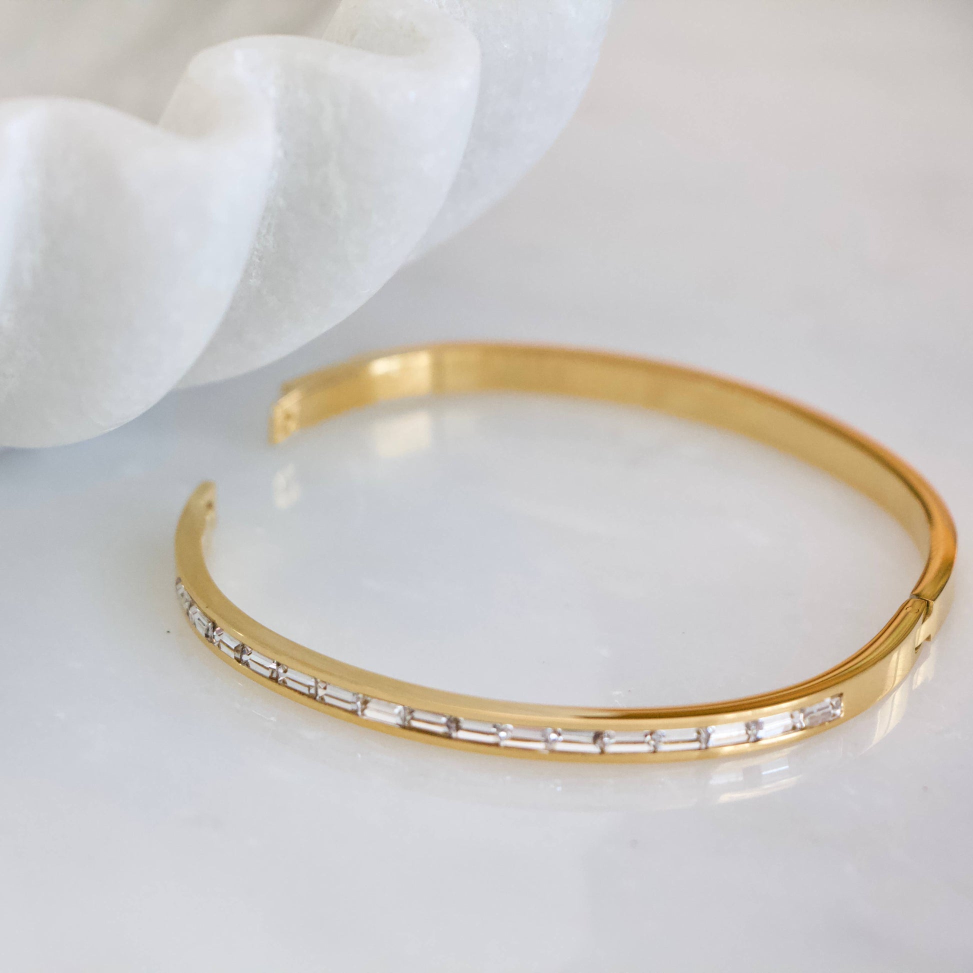 Zircon Bangle Bracelet - Storm and Sky Shoppe