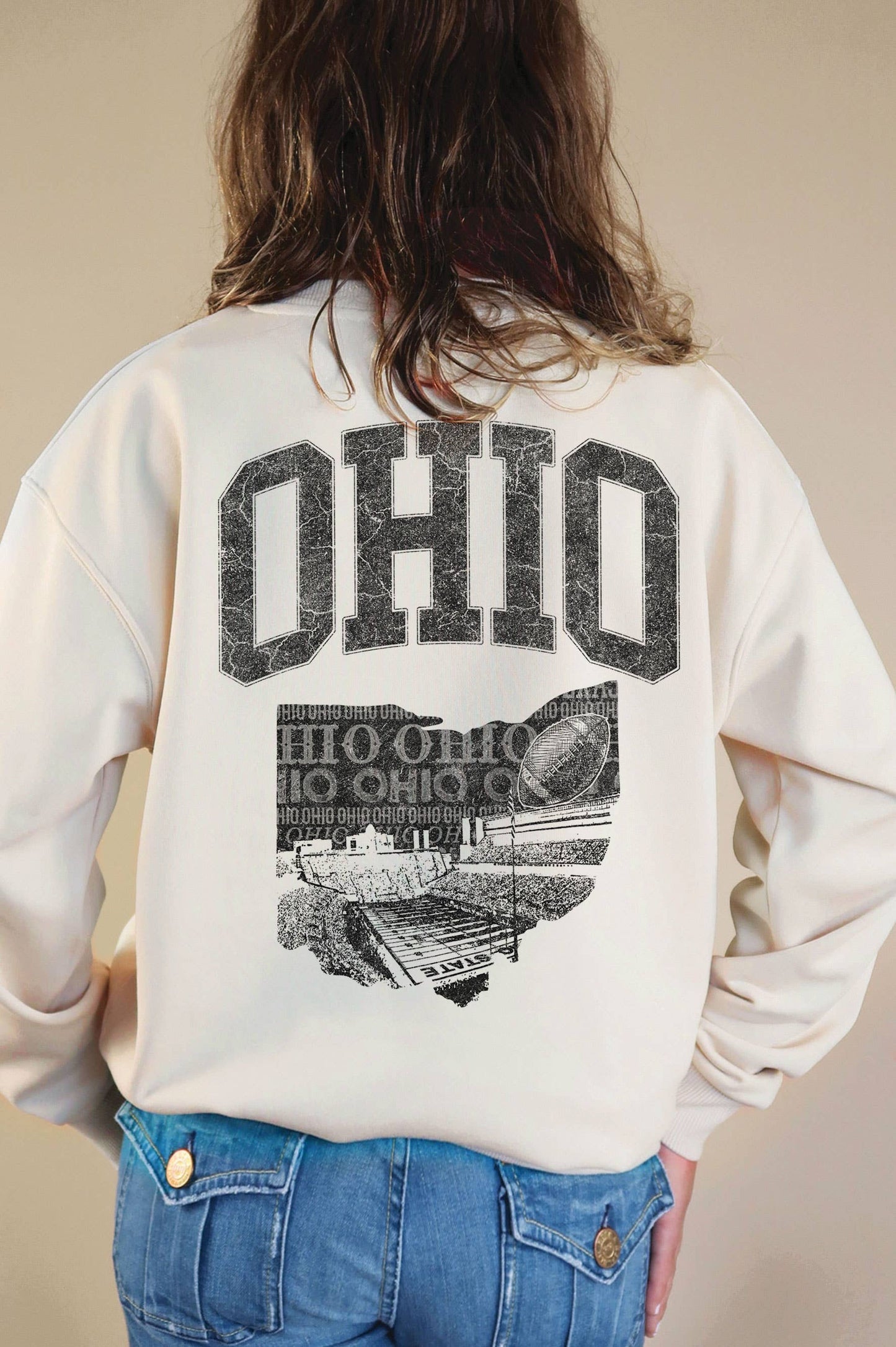 Ohio State Brushed Crewneck - Storm and Sky Shoppe