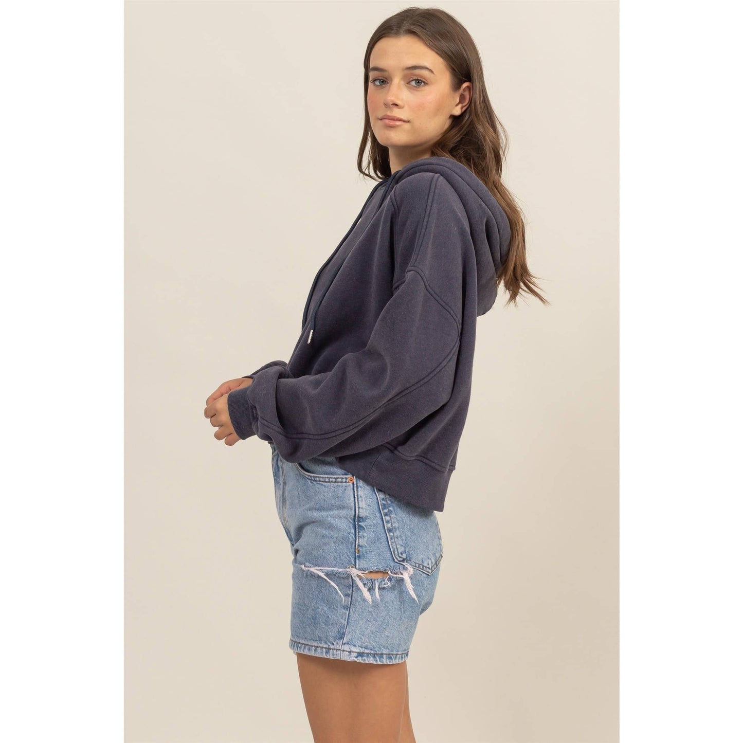Mineral Wash French Terry Hoodie - Storm and Sky Shoppe