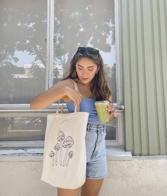 Mushroom Tote Bag - Storm and Sky Shoppe