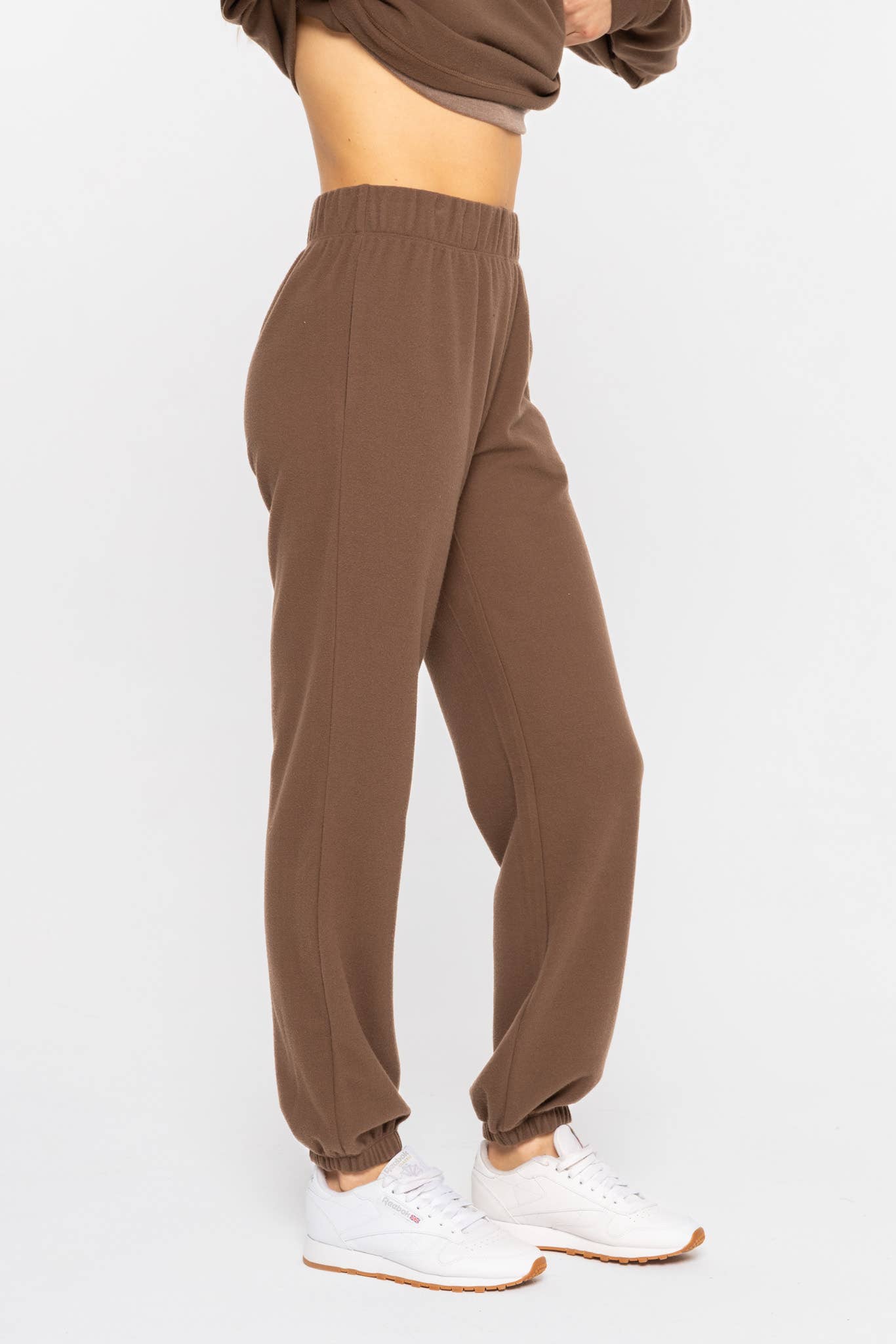 Comfort Blend Lightweight Fleece Joggers: DARK EARTH / S:M:L (2:2:2) - Storm and Sky Shoppe