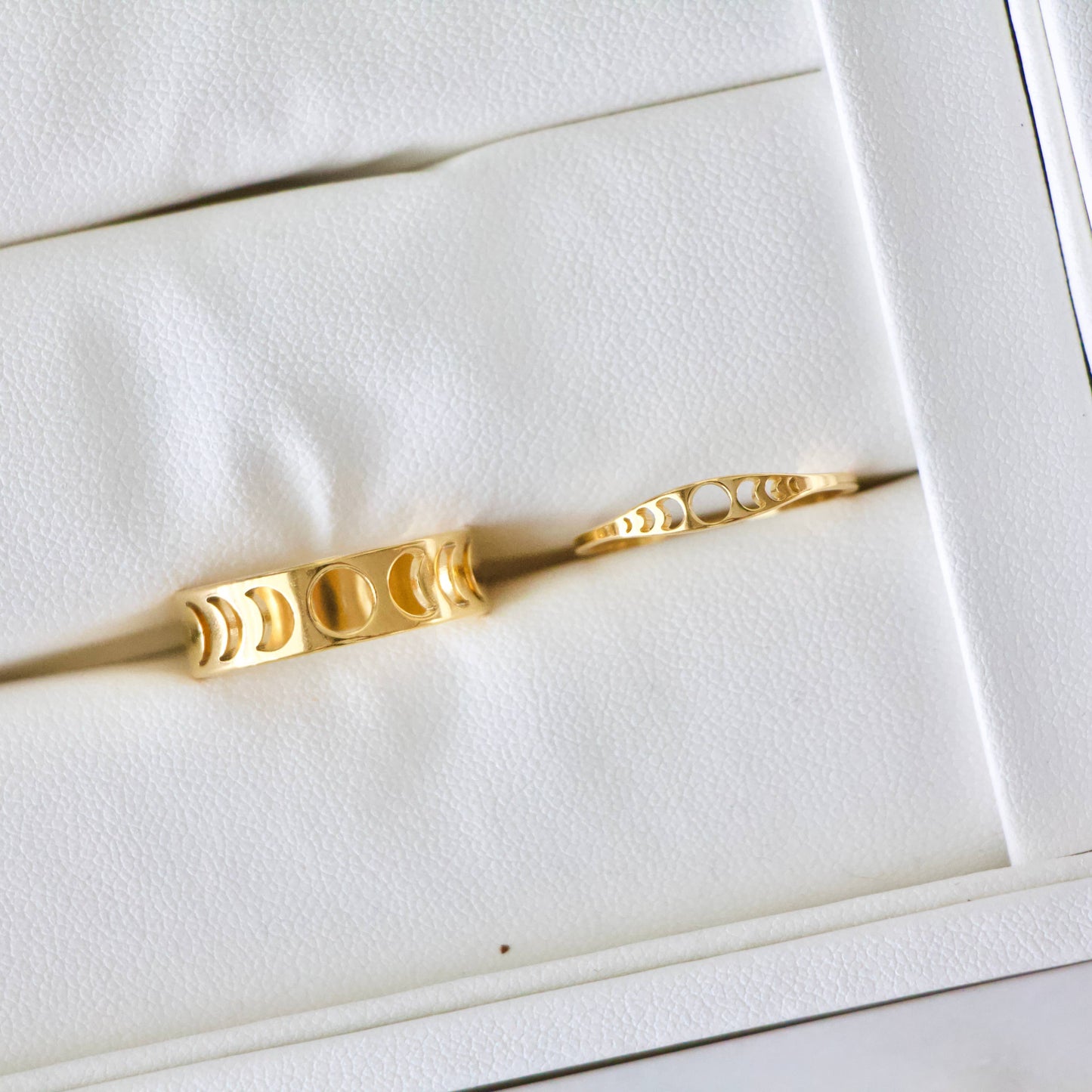 Moon Phase Ring - Tarnish Free: Cuff Ring - Storm and Sky Shoppe