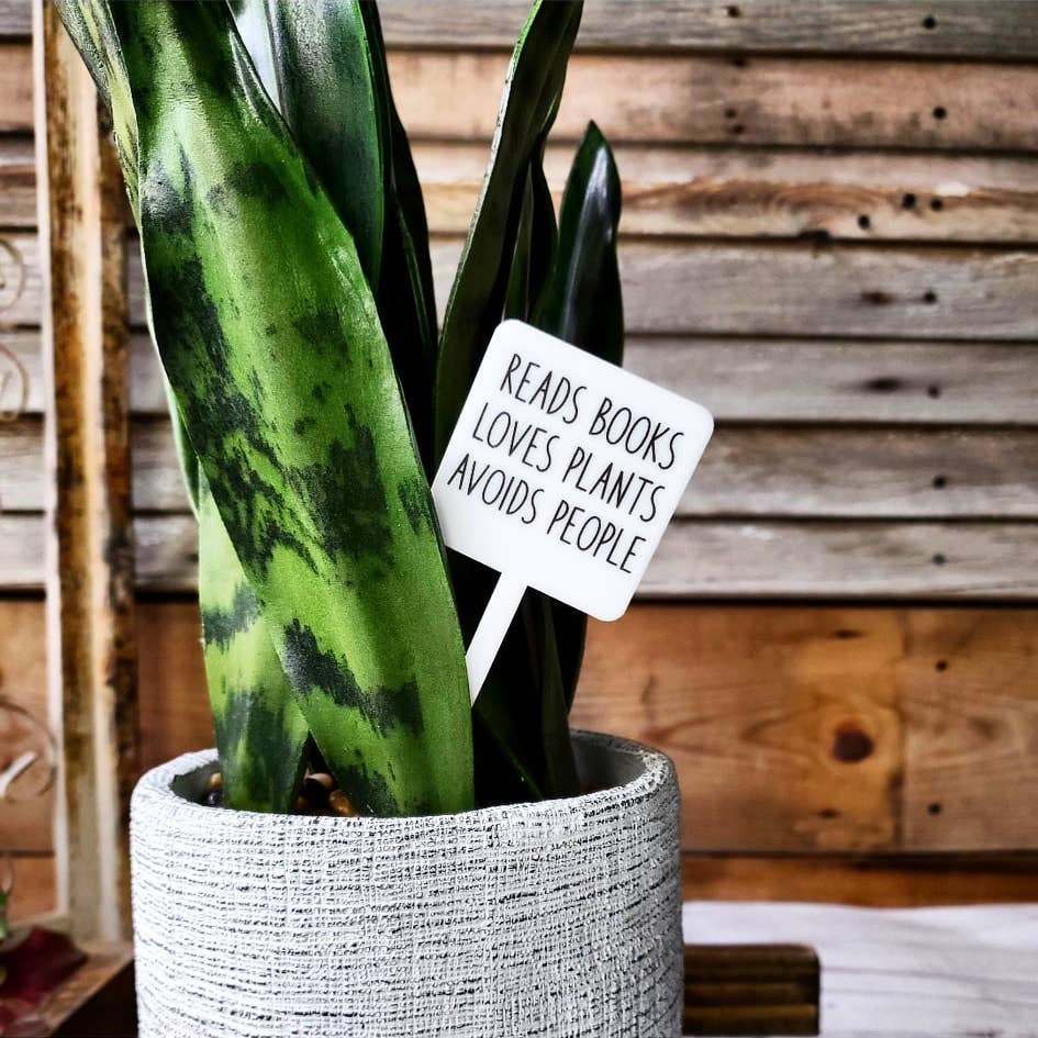 Snarky Plant Marker Stake - Storm and Sky Shoppe
