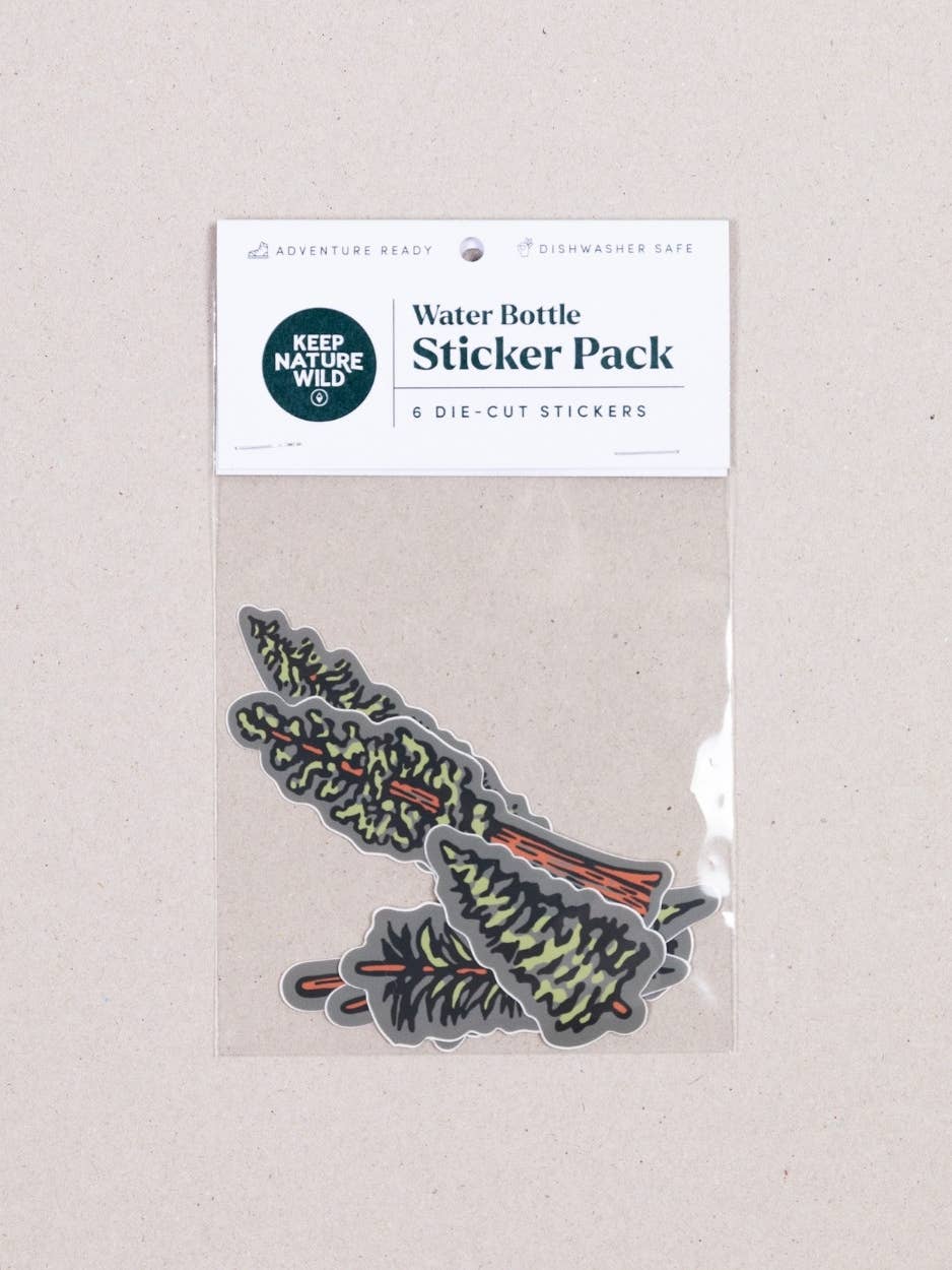 Nature Study Water Bottle Sticker Pack - Storm and Sky Shoppe - Keep Nature Wild