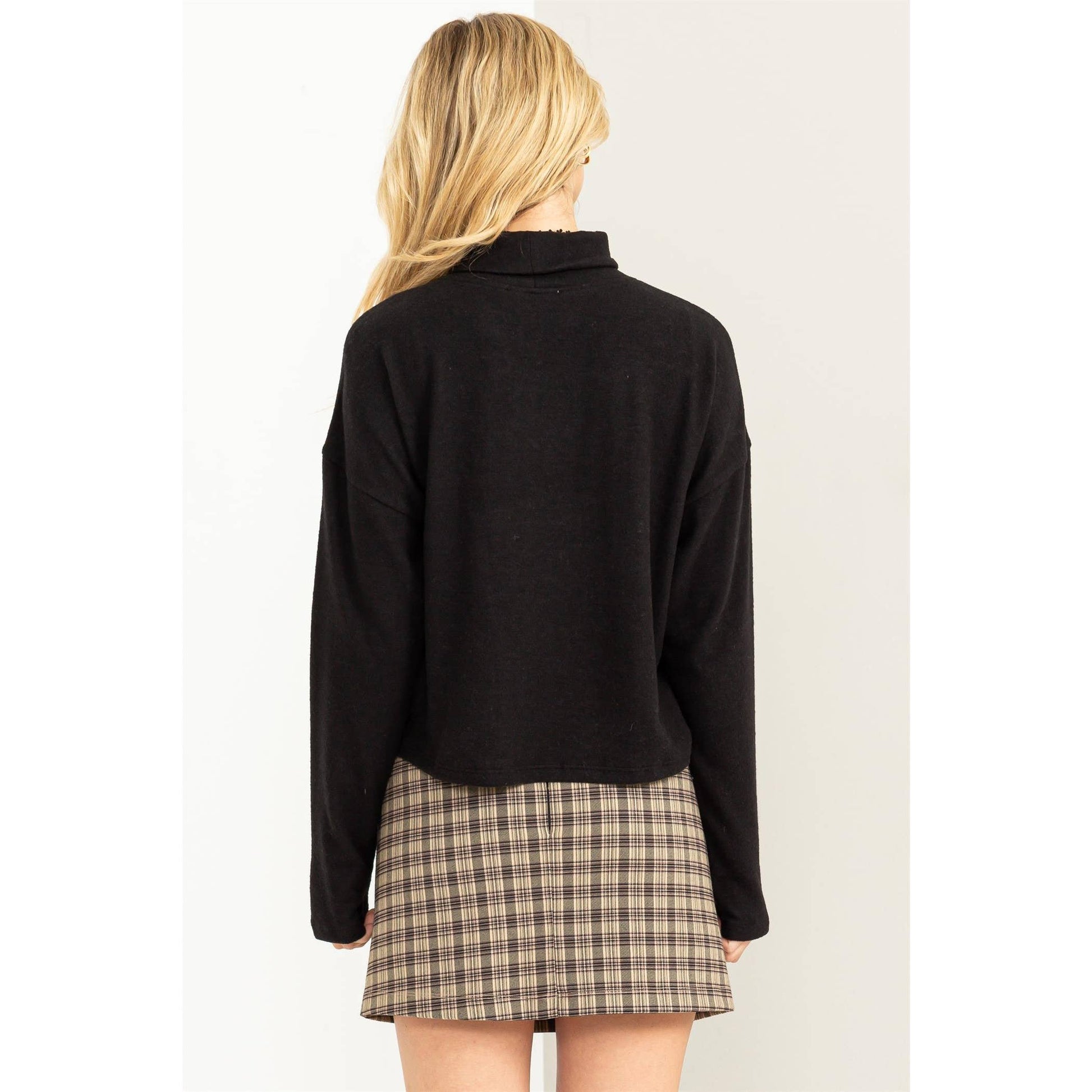 Drop Shoulders Turtleneck - Storm and Sky Shoppe