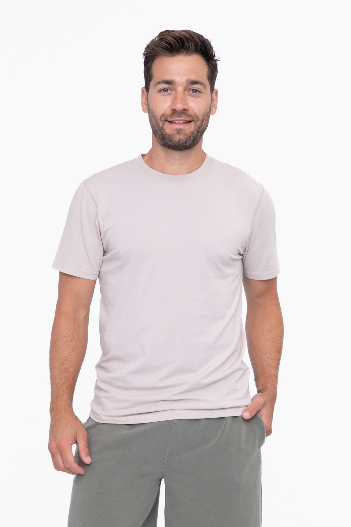 Pima Cotton Blend Short Sleeve Tee: S:M:L:XL (1:2:2:1) / DARK SAGE - Storm and Sky Shoppe