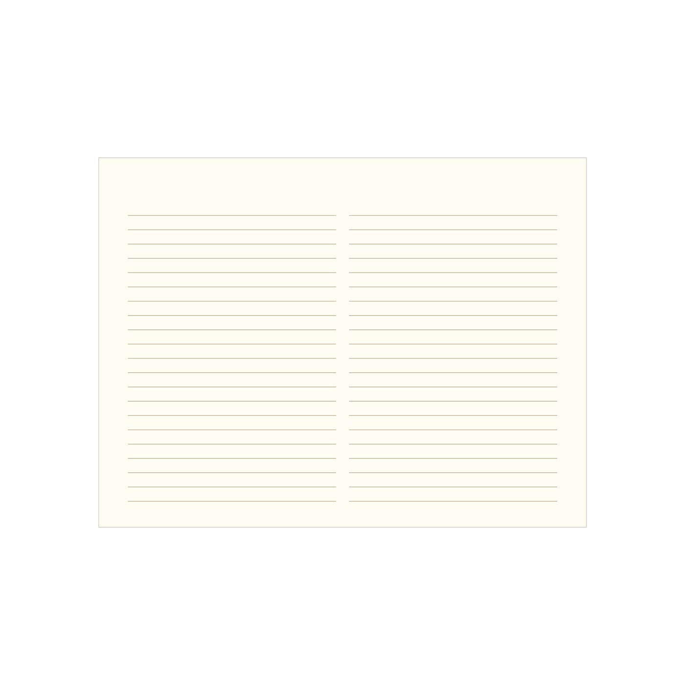 Retro Guest Book: French Vanilla Cover | Bronze Ink - Storm and Sky Shoppe