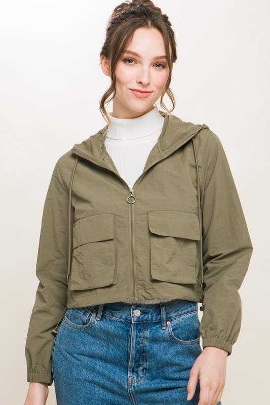 Lightweight Zip Up Jacket - Storm and Sky Shoppe