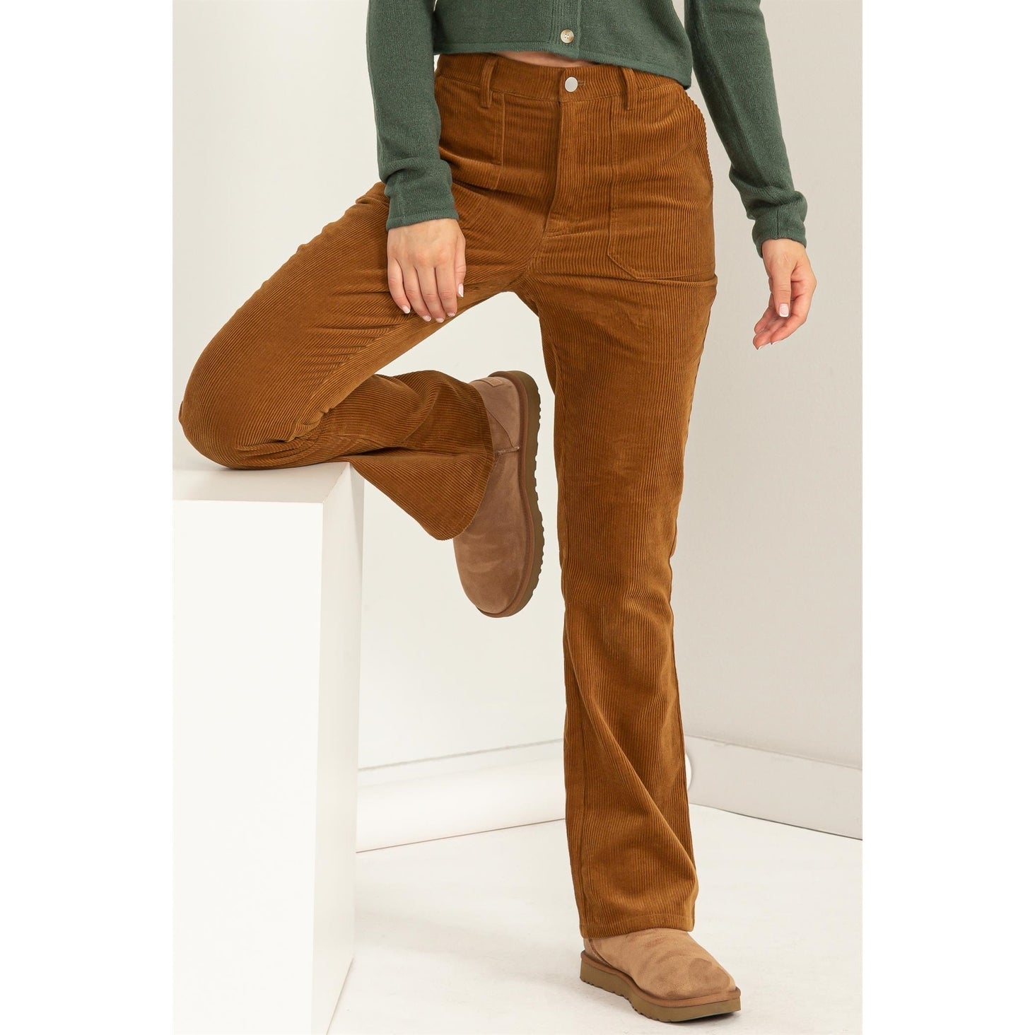 Corduroy Flare Pants - Storm and Sky Shoppe - HYFVE