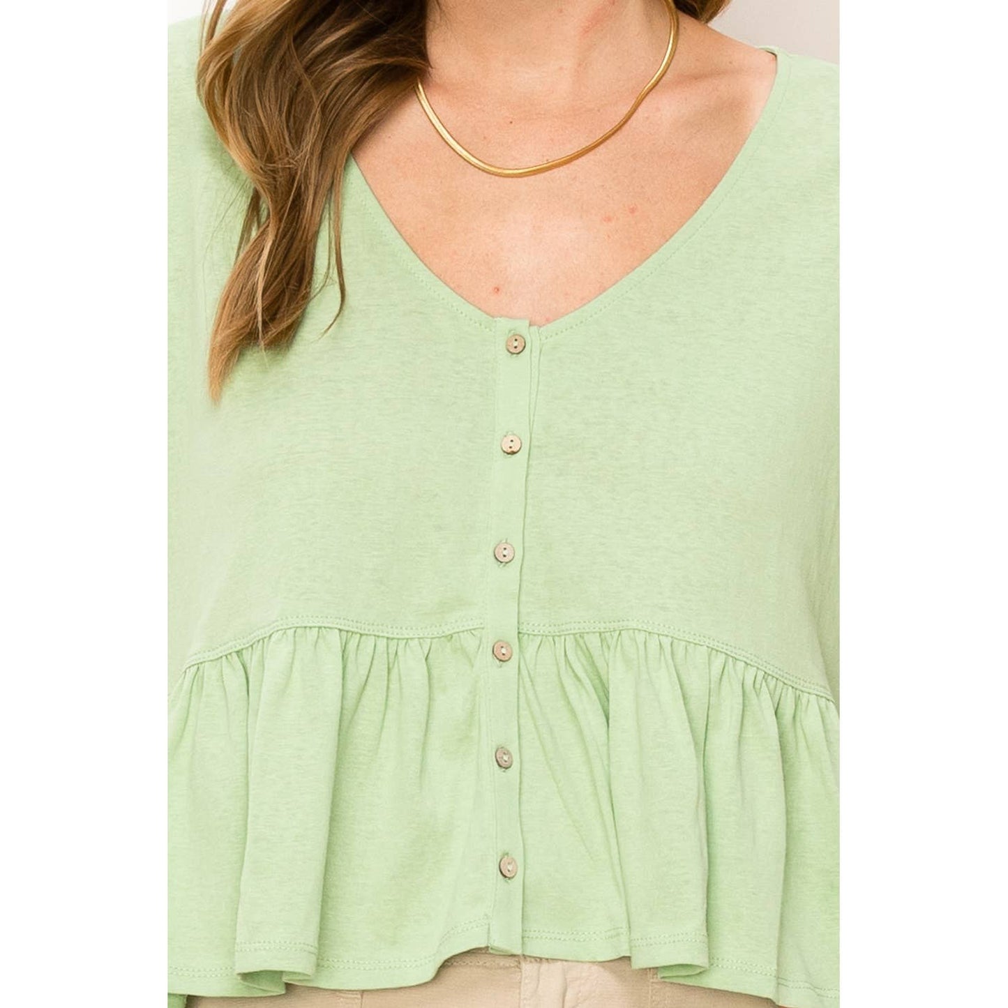 Dear Lover Peplum Top - Storm and Sky Shoppe - HYFVE