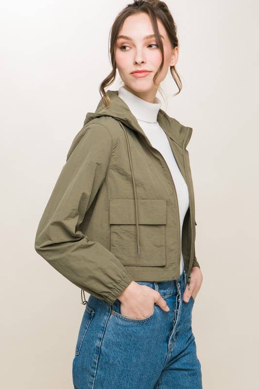Lightweight Zip Up Jacket - Storm and Sky Shoppe