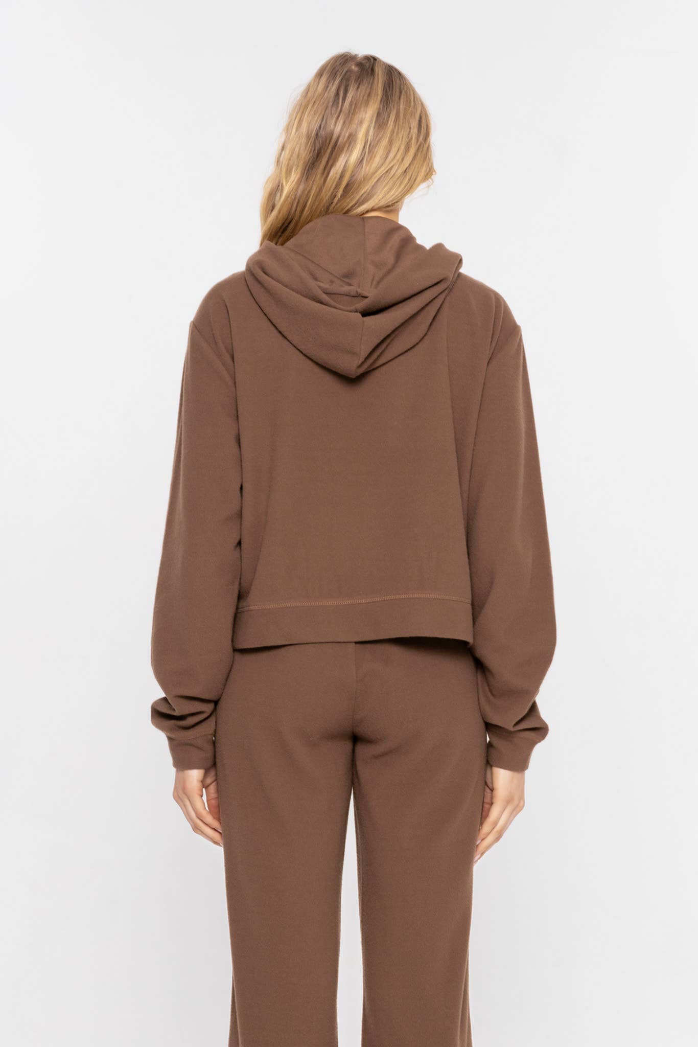 Comfort Blend Lightweight Fleece Hoodie: DARK EARTH / S:M:L (2:2:2) - Storm and Sky Shoppe