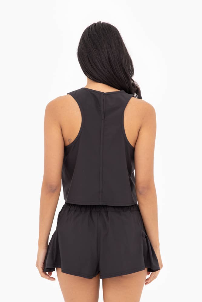 Snapflair Cropped Tank: S:M:L (2:2:2) / Black - Storm and Sky Shoppe