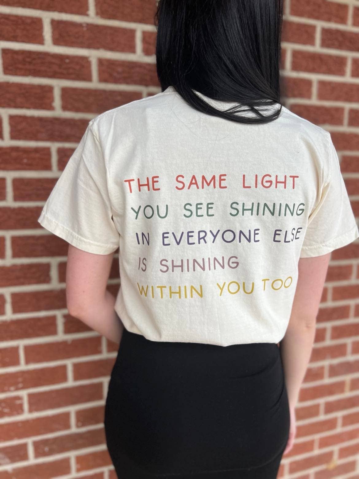 The Light Shines Within You Tee: 2XL - Storm and Sky Shoppe