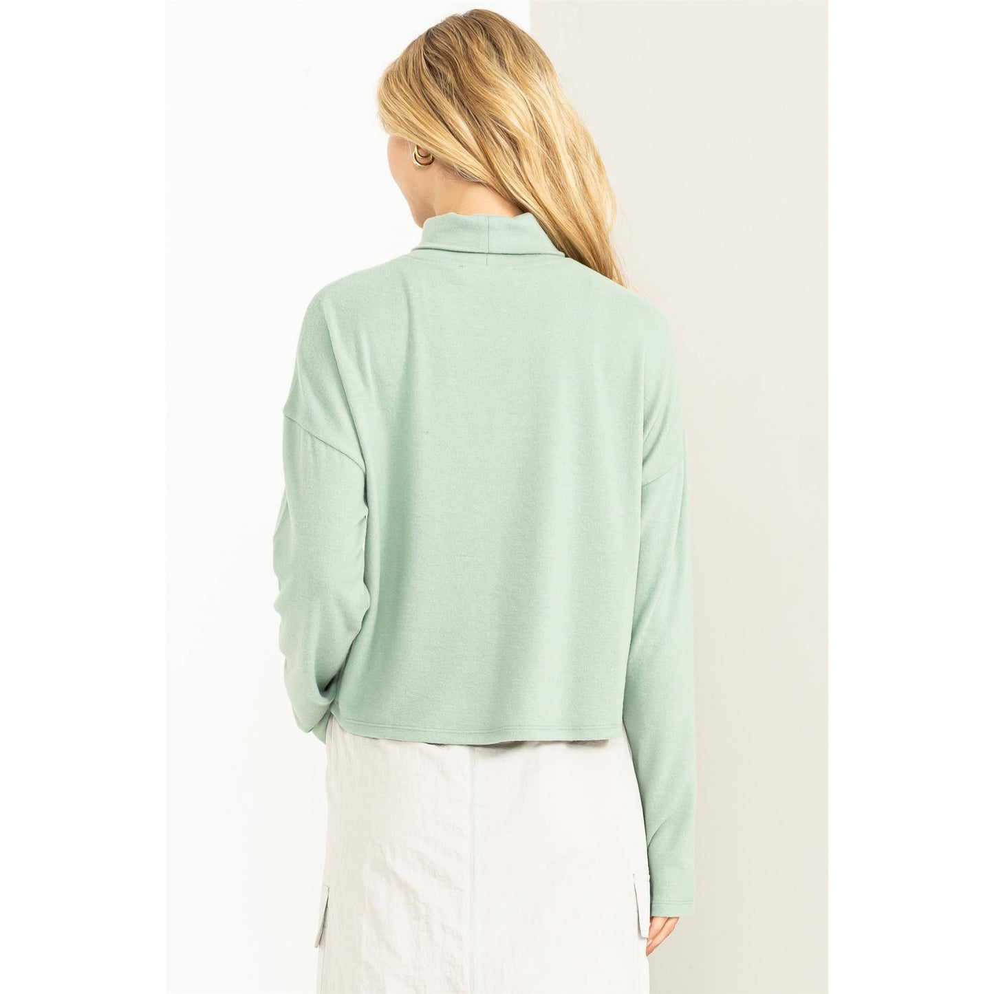 Drop Shoulders Turtleneck - Storm and Sky Shoppe