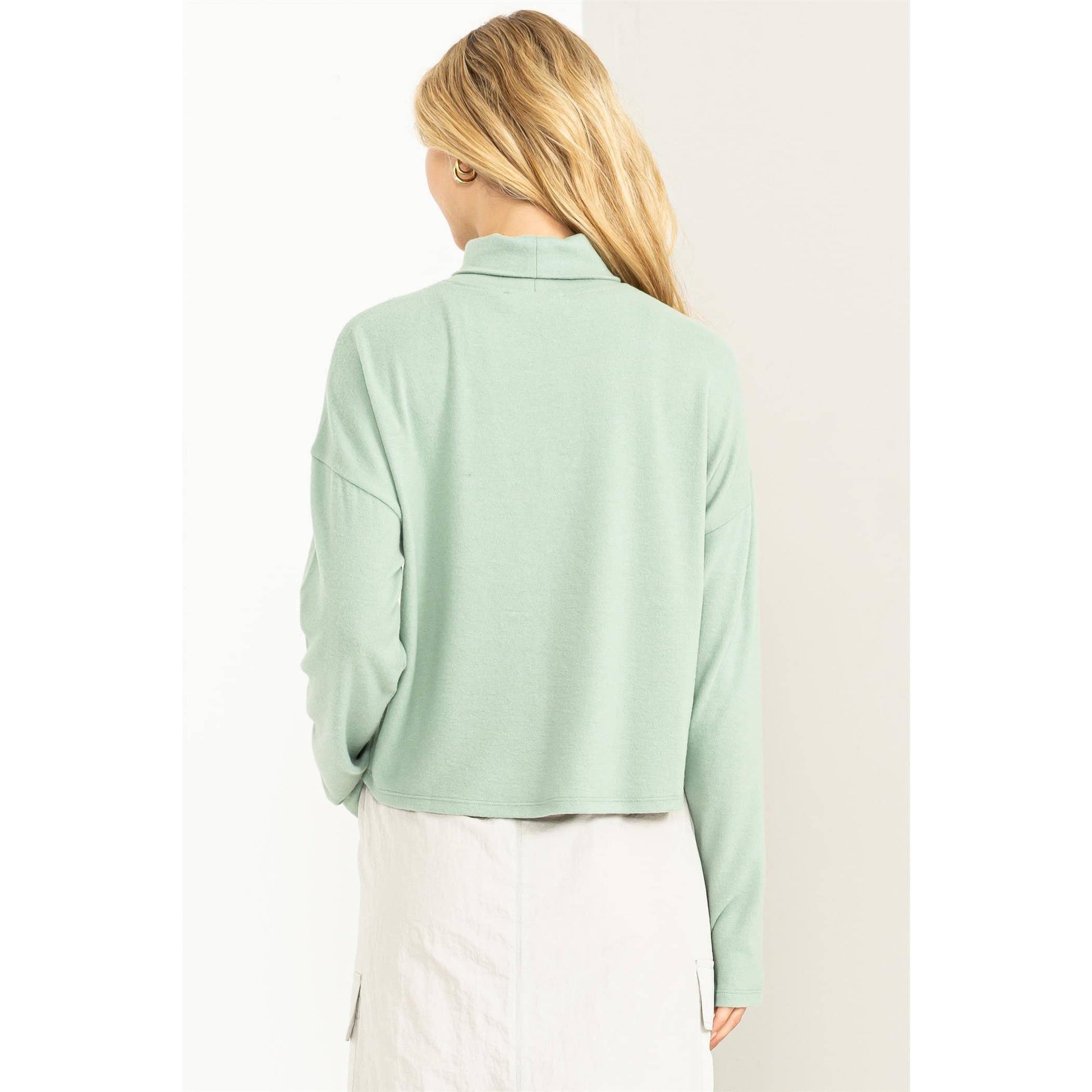 Drop Shoulders Turtleneck - Storm and Sky Shoppe