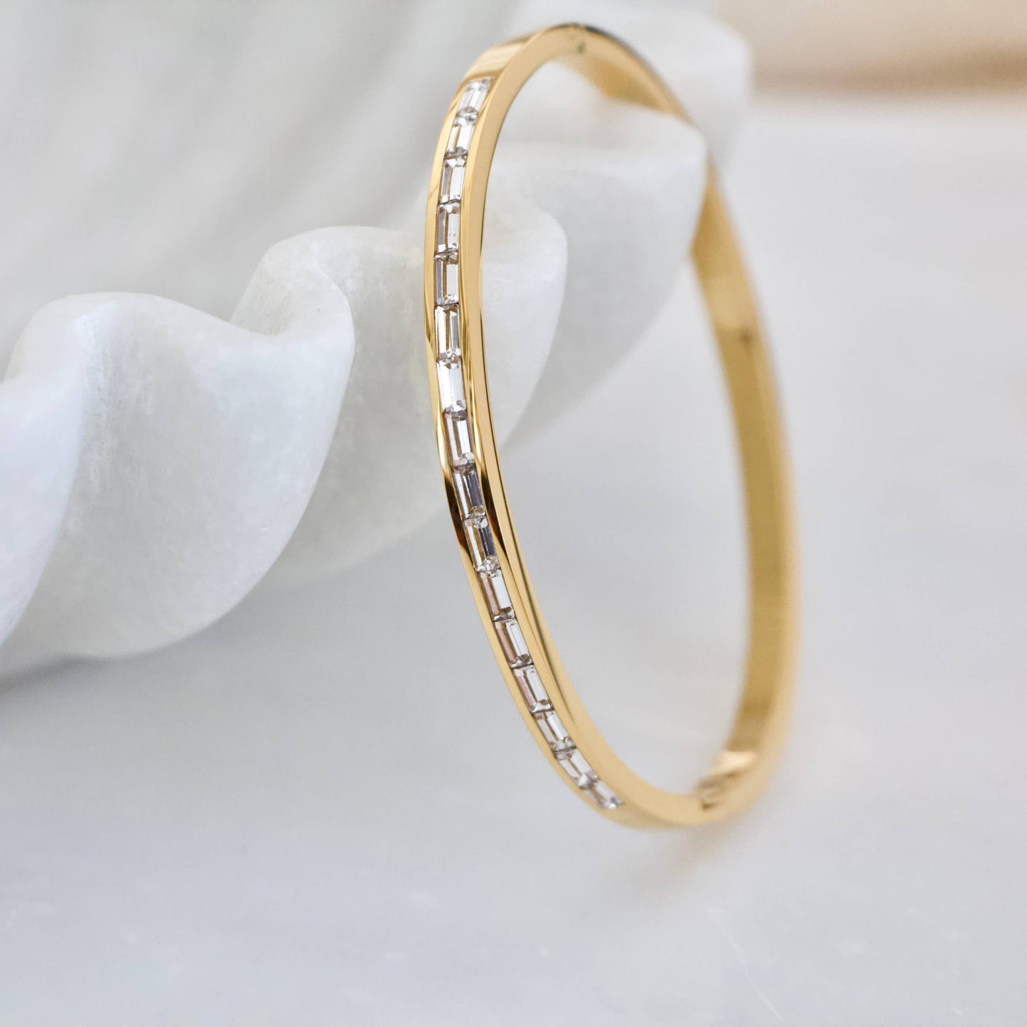 Zircon Bangle Bracelet - Storm and Sky Shoppe
