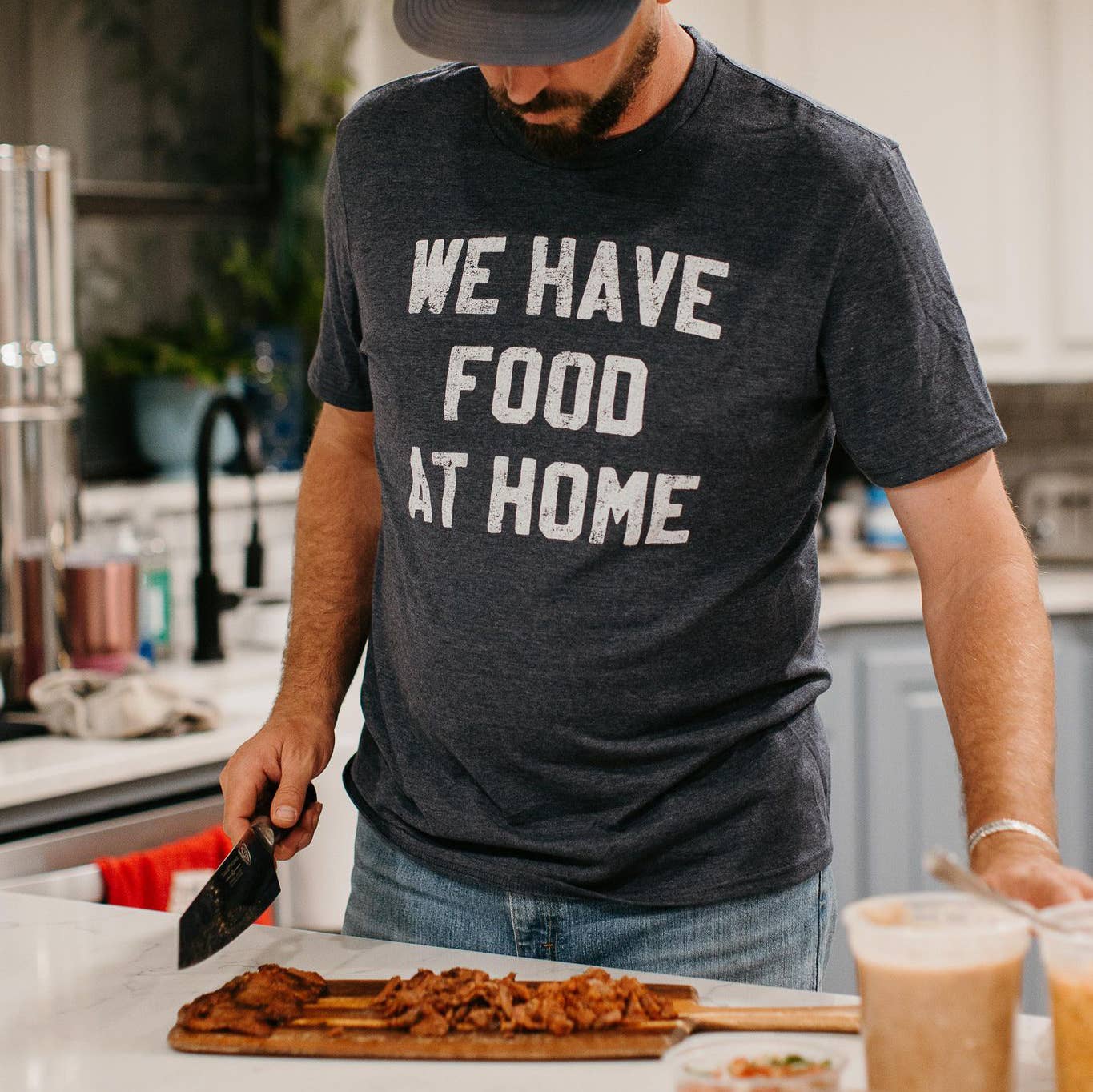 We Have Food at Home Men's Shirt, Father's Day Tee: 2X-Large - Storm and Sky Shoppe