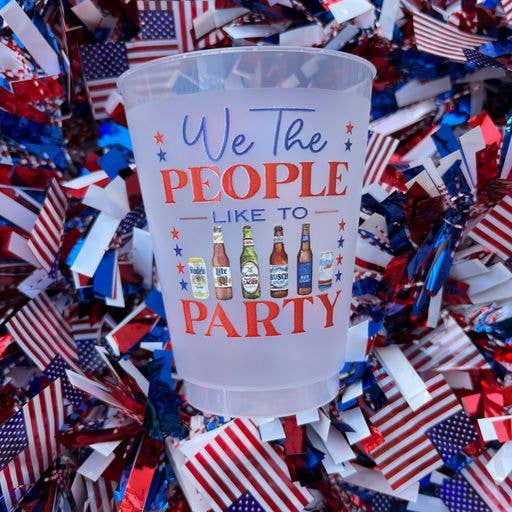 Reusable Party Cups - Pack of 6 - Storm and Sky Shoppe - Sip Hip Hooray