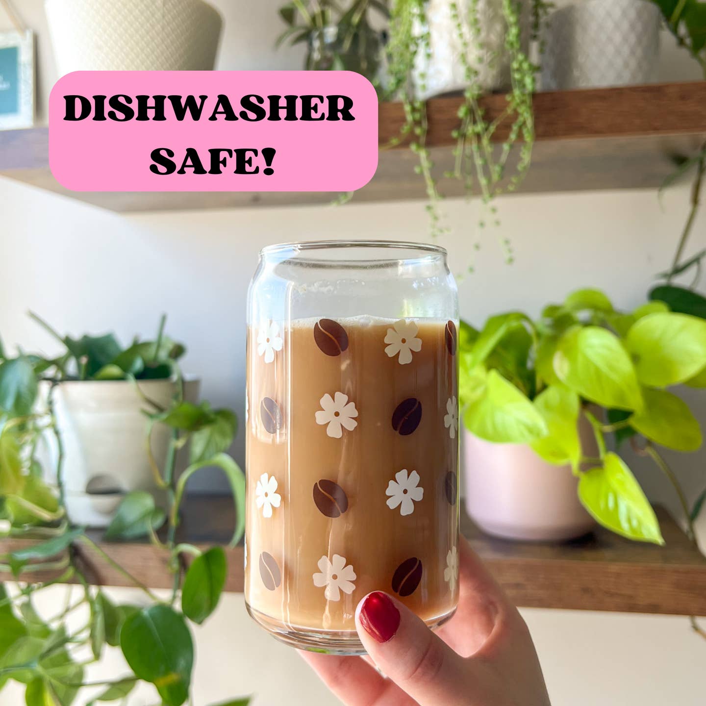 Dishwasher Safe Glass Tumbler - Storm and Sky Shoppe