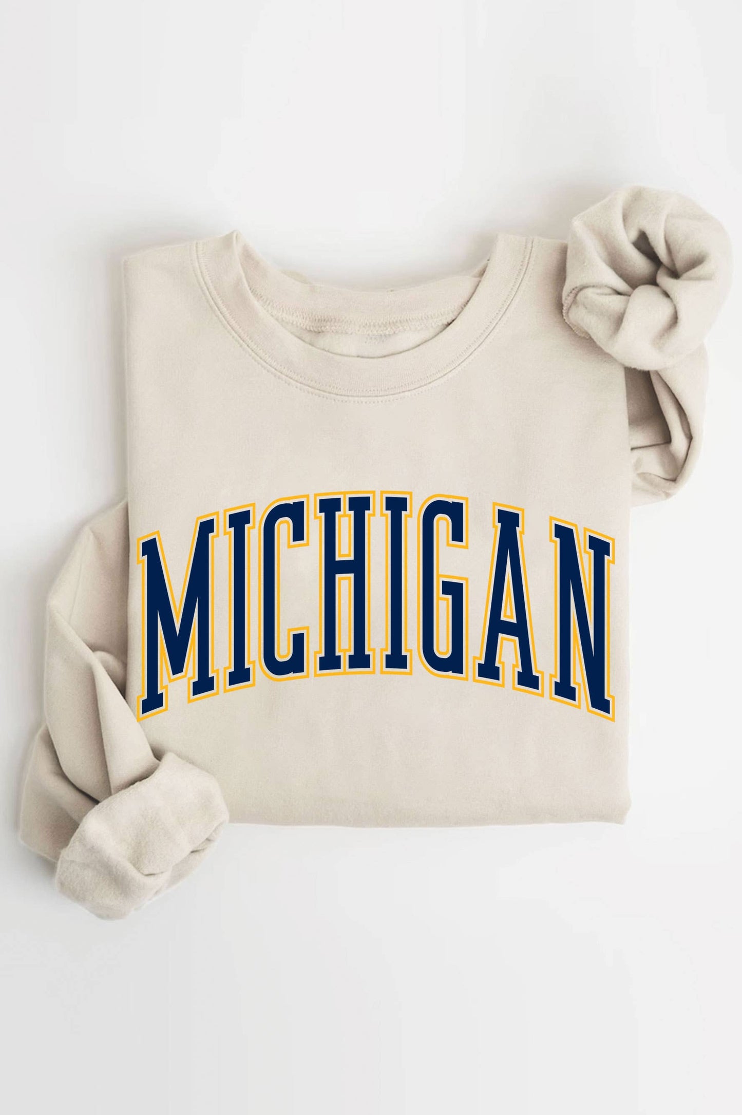 Michigan Puff Graphic Crewneck - Storm and Sky Shoppe
