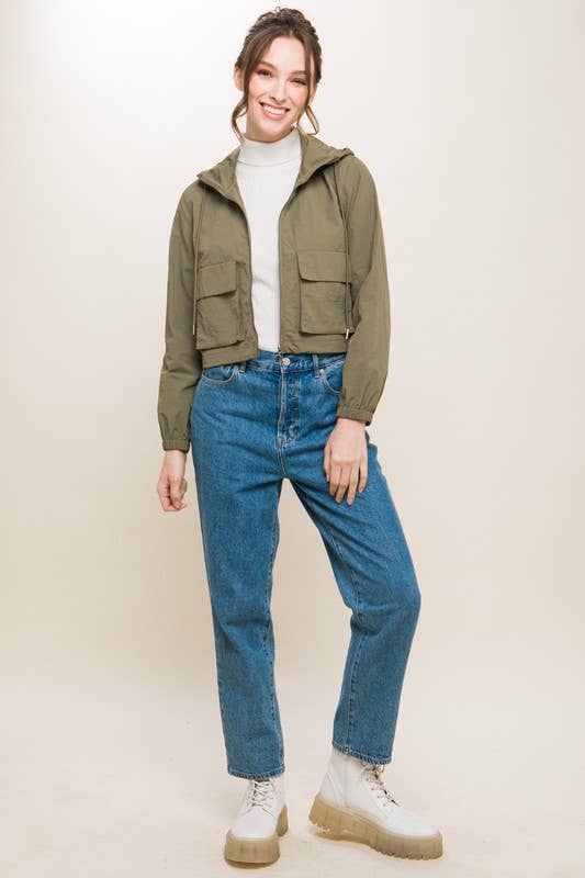 Lightweight Zip Up Jacket - Storm and Sky Shoppe