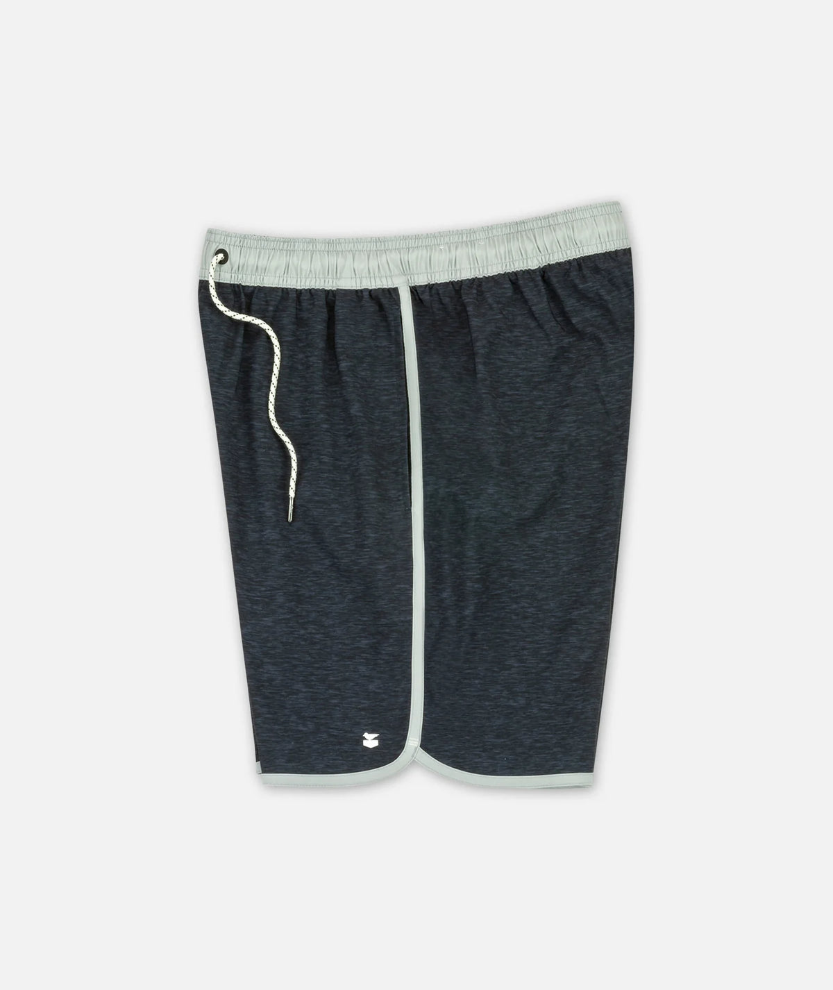 Jetty Session Short in indigo fabric, casual shorts with a relaxed fit and comfortable waistband, suitable for everyday wear.