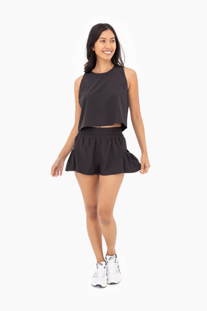 Snapflair Cropped Tank: S:M:L (2:2:2) / Black - Storm and Sky Shoppe