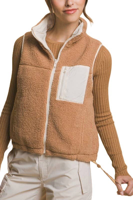 Reversible Fleece Vest - Storm and Sky Shoppe