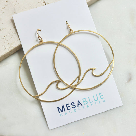 Wave Earrings - Storm and Sky Shoppe