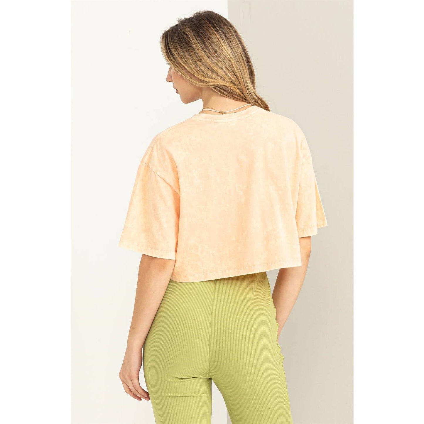 HYFVE Casual Days cropped T-shirt featuring a relaxed fit and soft fabric, ideal for casual wear and everyday style.