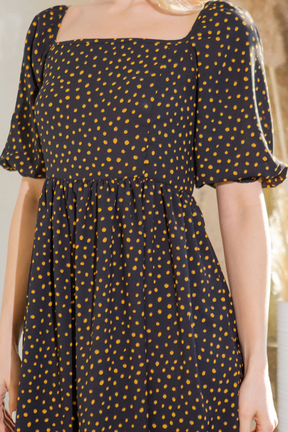 Spaghetti Tie Back Woven Dress - Storm and Sky Shoppe - Orange Farm Clothing