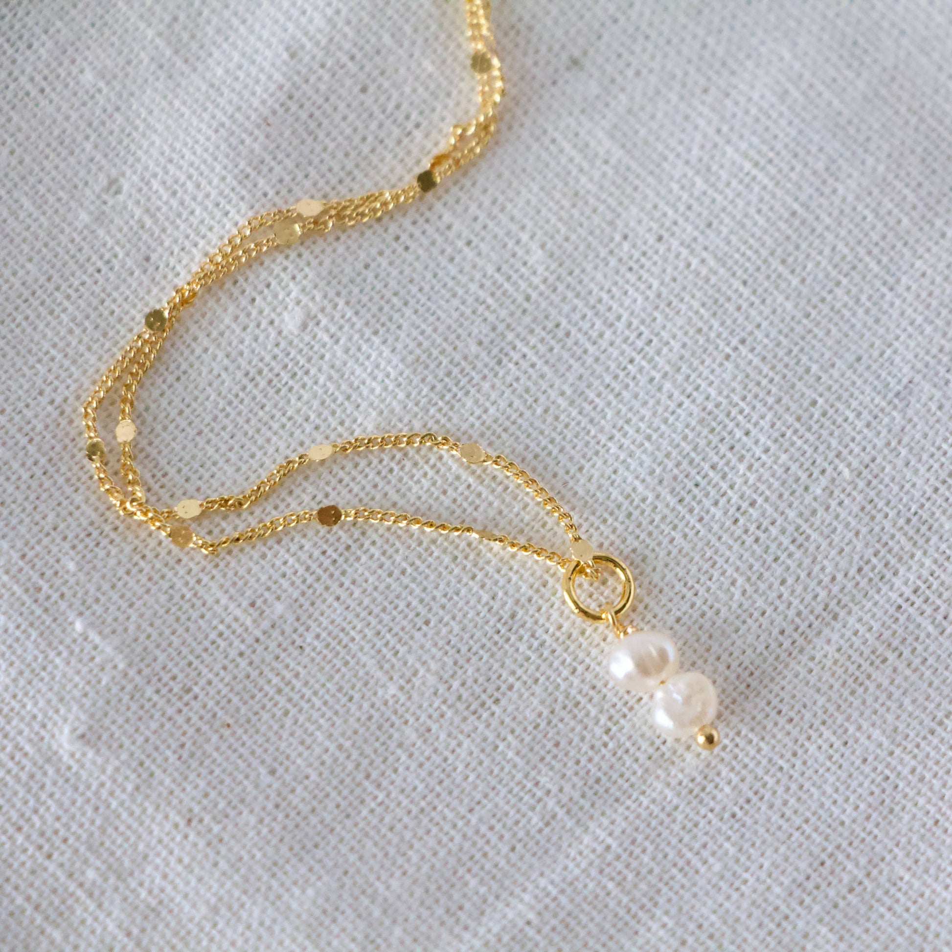 Mini Pearl Drop Necklace - Storm and Sky Shoppe