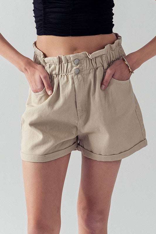 Vintage High Waist Shorts - Storm and Sky Shoppe - Urban Daizy
