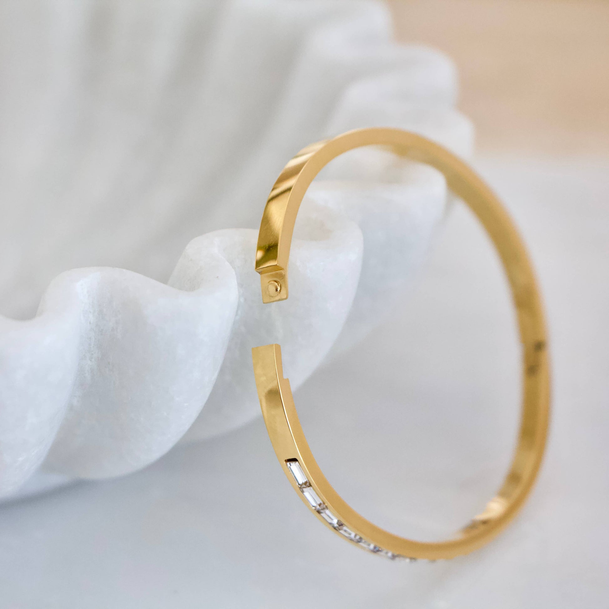 Zircon Bangle Bracelet - Storm and Sky Shoppe