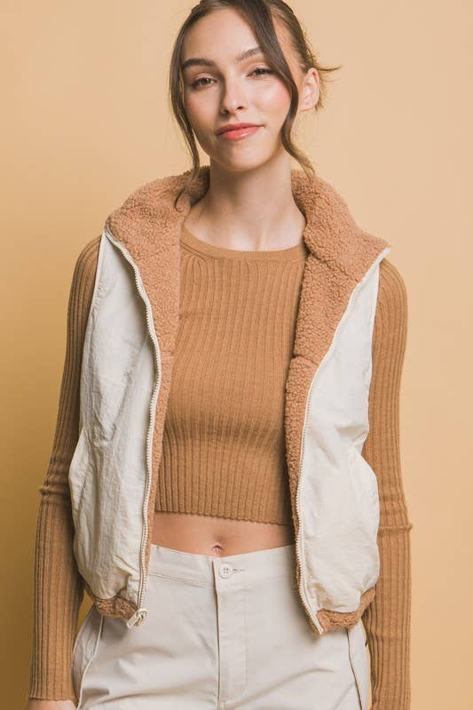 Reversible Fleece Vest - Storm and Sky Shoppe
