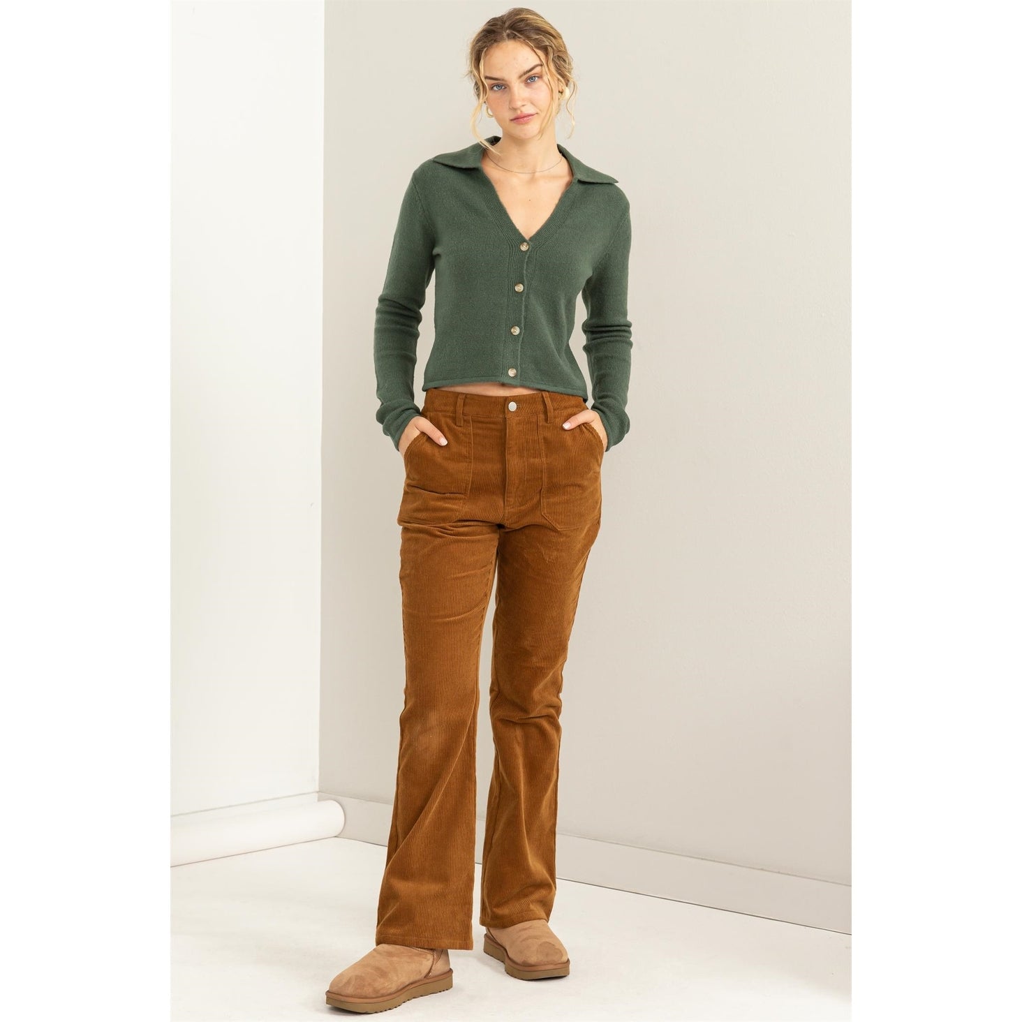 Corduroy Flare Pants - Storm and Sky Shoppe - HYFVE