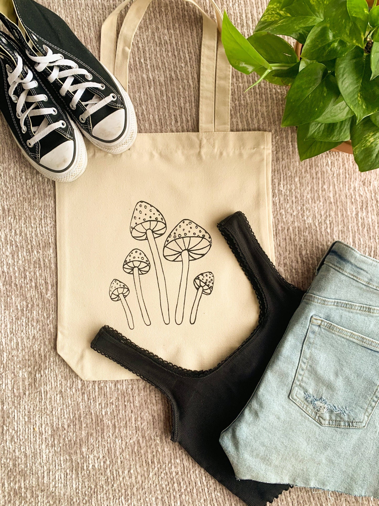 Mushroom Tote Bag - Storm and Sky Shoppe