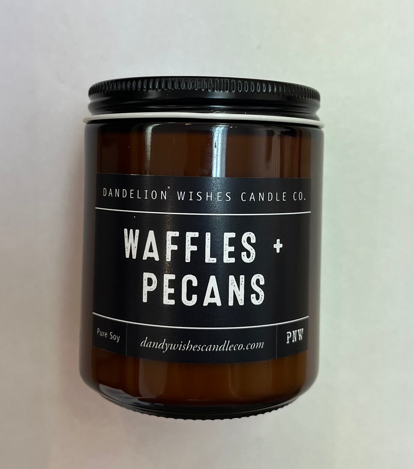 Handmade Amber Candle - Storm and Sky Shoppe - Dandelion Wishes Candle Co.