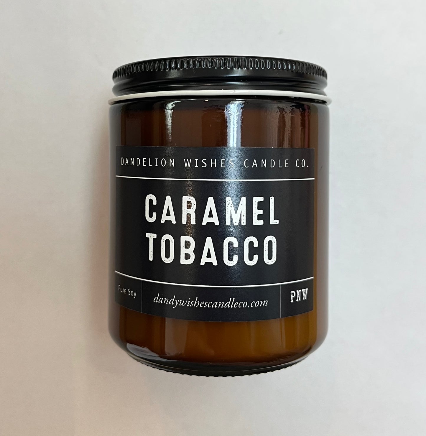 Handmade Amber Candle - Storm and Sky Shoppe - Dandelion Wishes Candle Co.