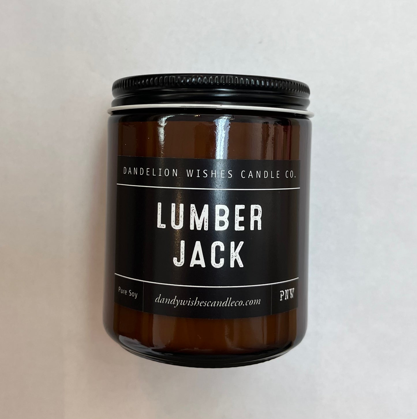 Handmade Amber Candle - Storm and Sky Shoppe - Dandelion Wishes Candle Co.