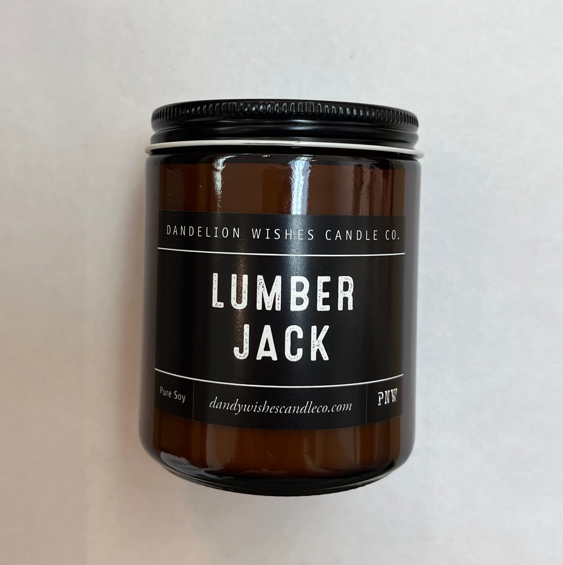 Handmade Amber Candle - Storm and Sky Shoppe - Dandelion Wishes Candle Co.