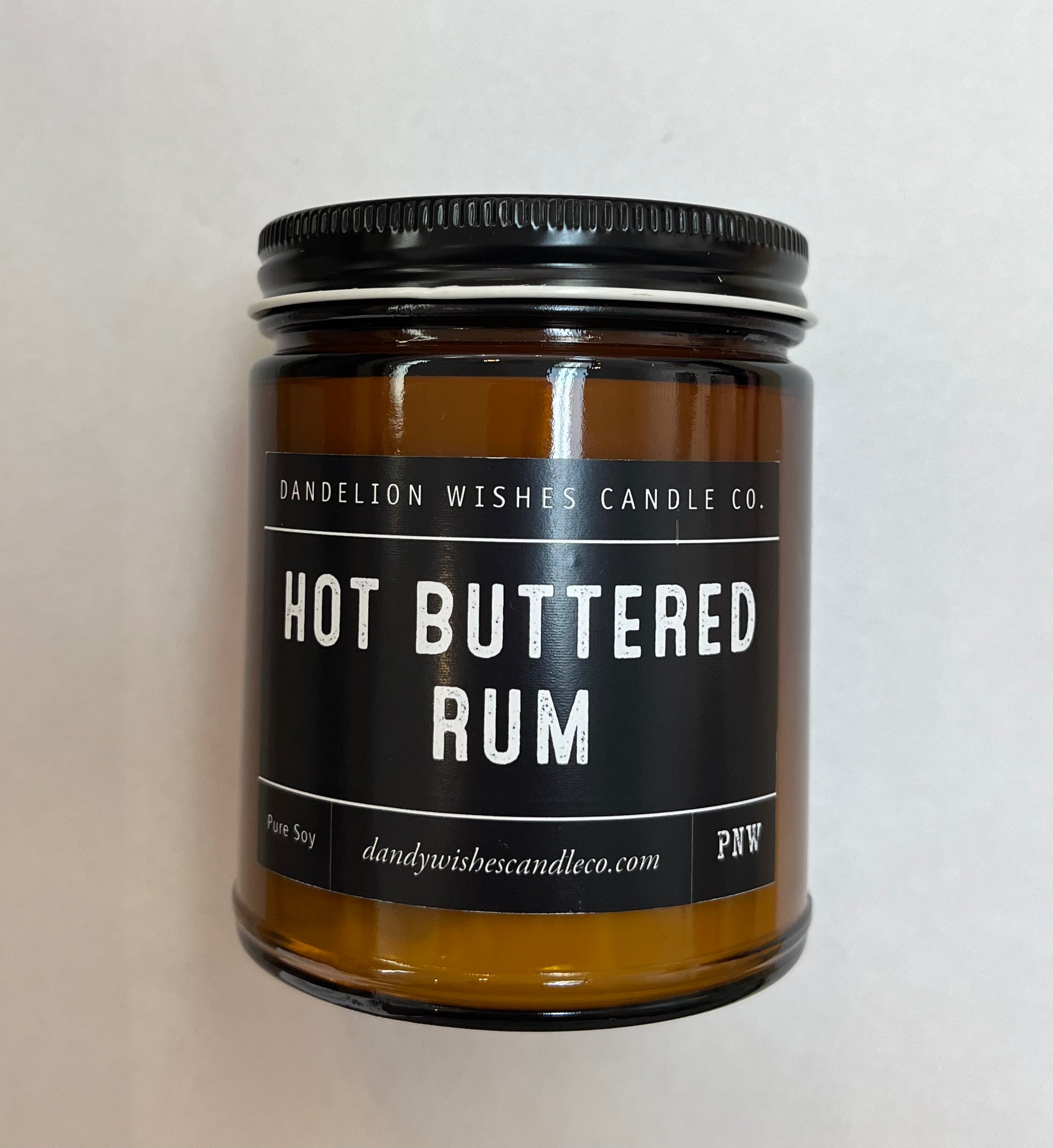 Handmade Amber Candle - Storm and Sky Shoppe - Dandelion Wishes Candle Co.