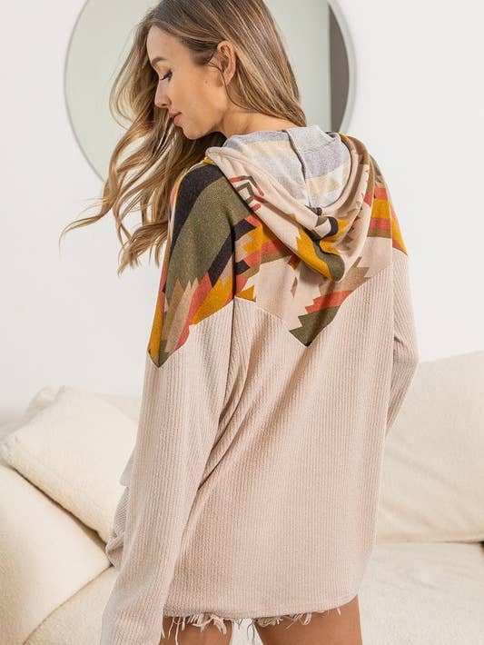 Aztec Hoodie - Storm and Sky Shoppe