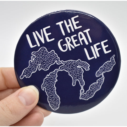 Live the Great Life Magnet - Storm and Sky Shoppe