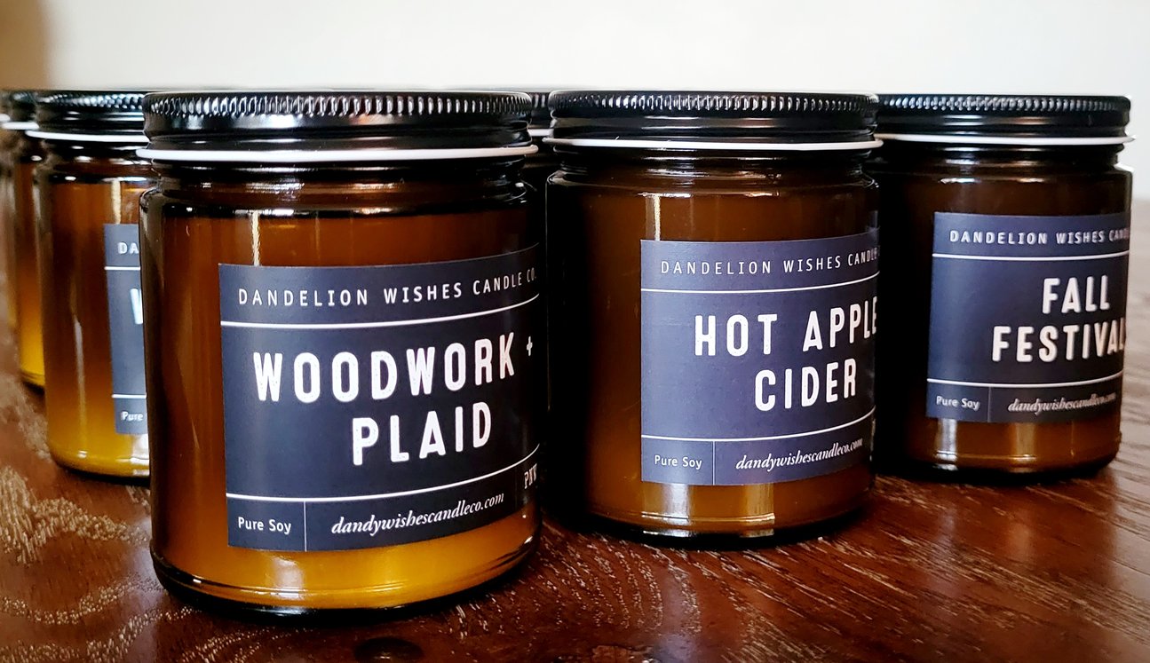 Amber Jar Candle Multiple Fragrances - Storm And Sky