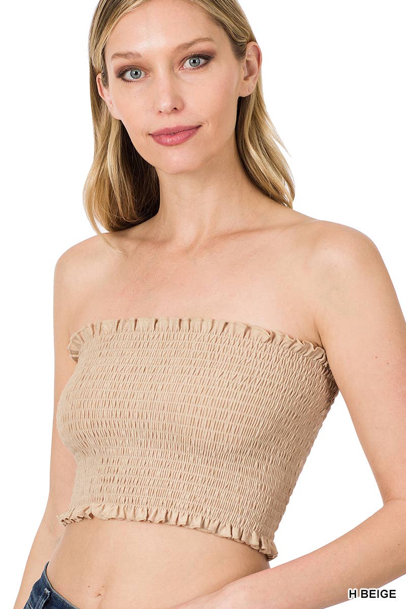 Smocked Tube Top - Storm and Sky Shoppe